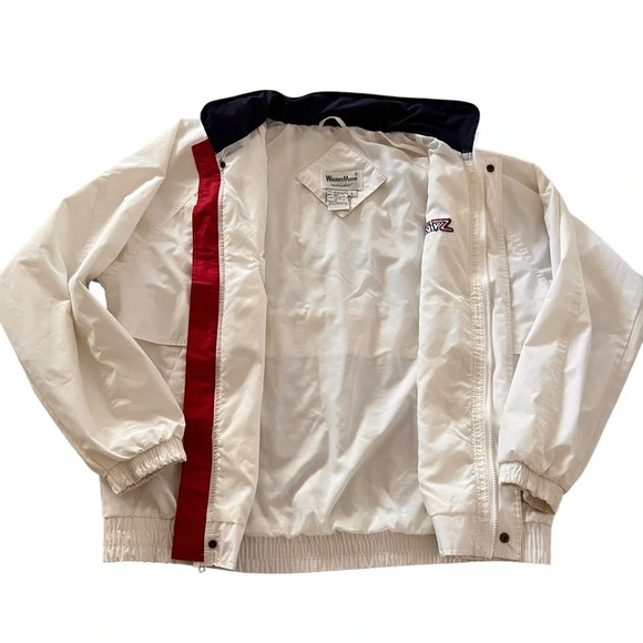80s/90s Vintage WinnerMate Sportswear Sylvan White Windbreaker - Picture 4 of 10